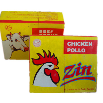 Cubo de pollo, cubo de caldo, cubo de condimento